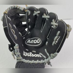 Wilson A200 T-Ball 10" Black Gray RHT Glove A0200 MC10 - GUC